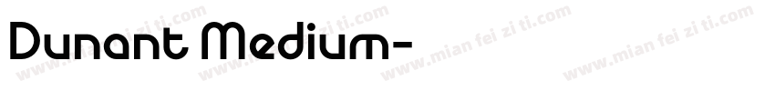 Dunant Medium字体转换